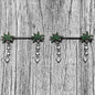 14G 9/16 Clear Gem Palm Tree Love Dangle Nipple Ring Set