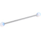 14G Opalite Natural Stone Industrial Barbell 38mm