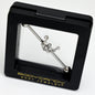 14G Clear Gem Scrolling Elegance Industrial Barbell 38mm