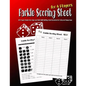 Farkle Scoring Sheet for 4 Players: 200 Pages Classic Dice Game and Math Skill Building Point Scoresheet for Party and Funny Game - Paperback