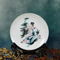 Ceramic Hanging Plate – Office & Living Room Asian Home Decor