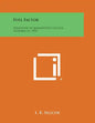 Fuel Factor: Presented at Manhattan College, October 14, 1953 - Paperback