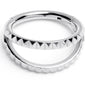 16G 5/16" 316L Steel Double Spike Precision Hinged Segment Ring
