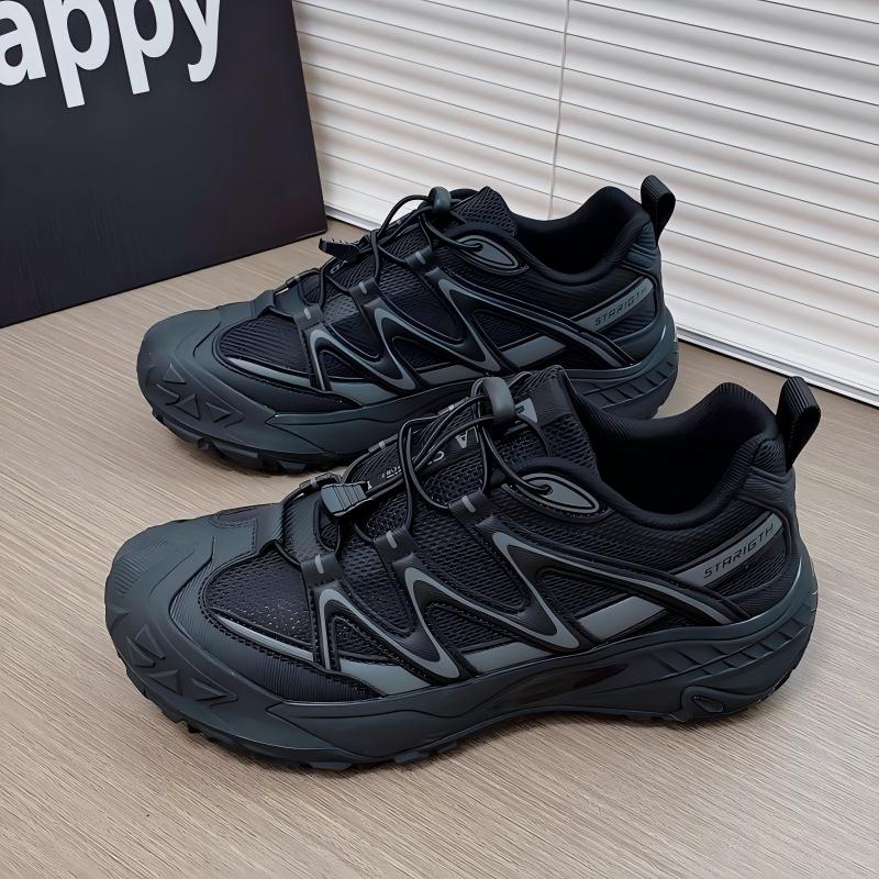 Men's Korean Style Chunky Sneakers, New Summer Trendy Versatile Platform Casual Sports Shoes, Comfort & Wear Resistance