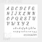 Personalized Custom 316L Stainless Steel Jewelry, English Alphabet Name Anklet