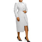 Back Slit Suit Vest Two-piece Set