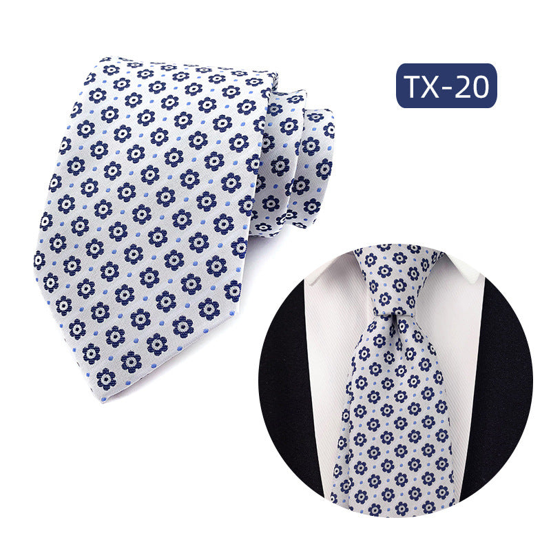 Mens Jacquard Woven Business-casual Tie
