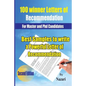 100 Winner Letters Of Recommendation: For Master and PhD Candidates: Best Samples to Write a Powerful Letter of Recommendation - Paperback