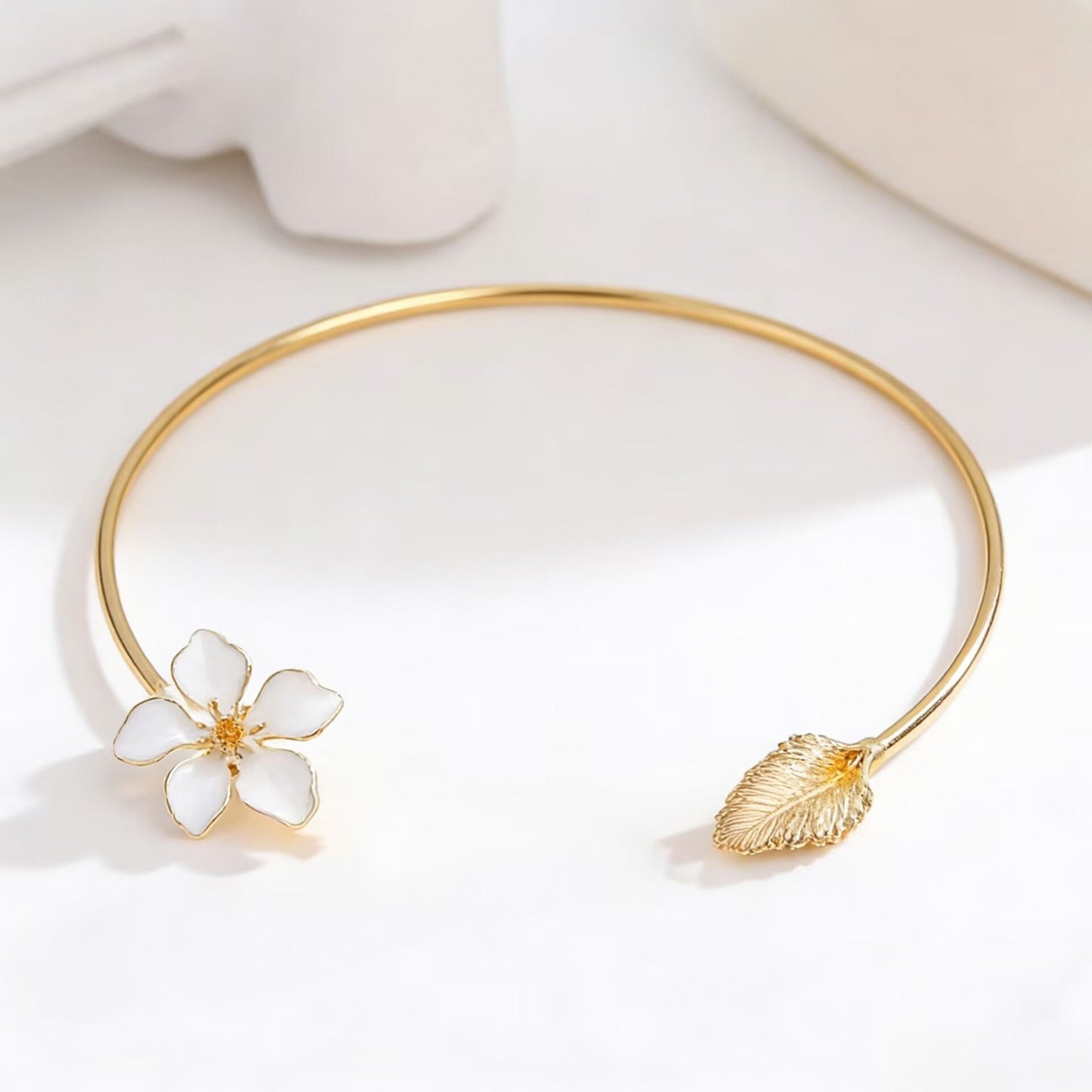 Floral Bracelet Choker And Ring Set For Women