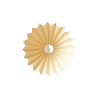 Origami - Pour Over Coffee Dripper - Porcelain - Matte Beige
