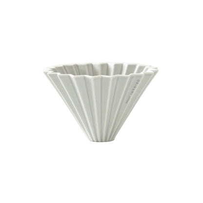 Origami - Pour Over Coffee Dripper - Porcelain - Matte Gray