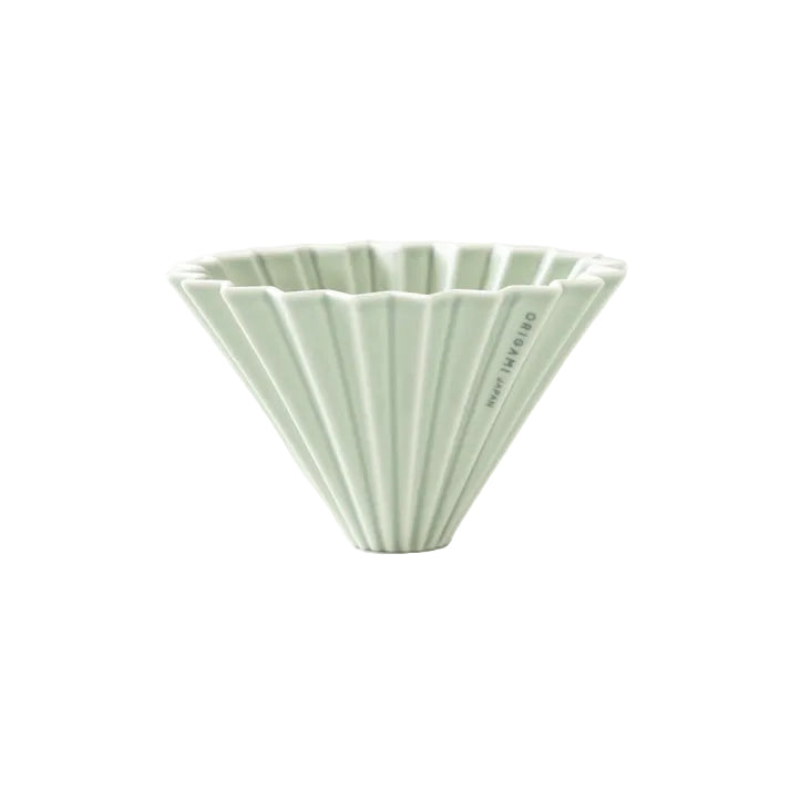 Origami - Pour Over Coffee Dripper - Porcelain - Matte Green