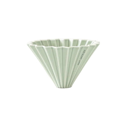 Origami - Pour Over Coffee Dripper - Porcelain - Matte Green