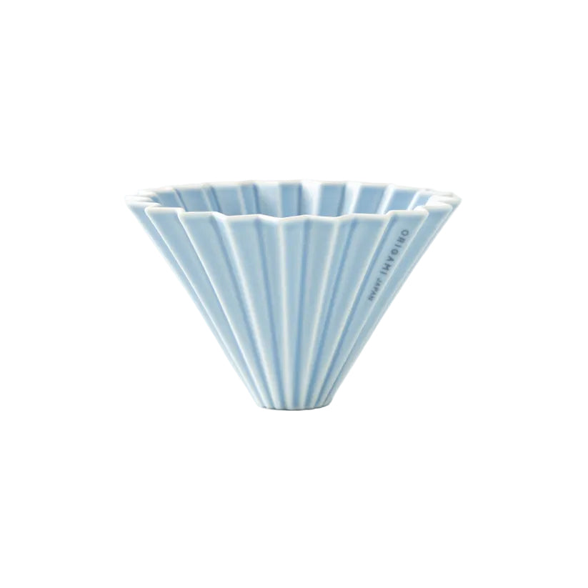 Origami - Pour Over Coffee Dripper - Porcelain - Matte Blue