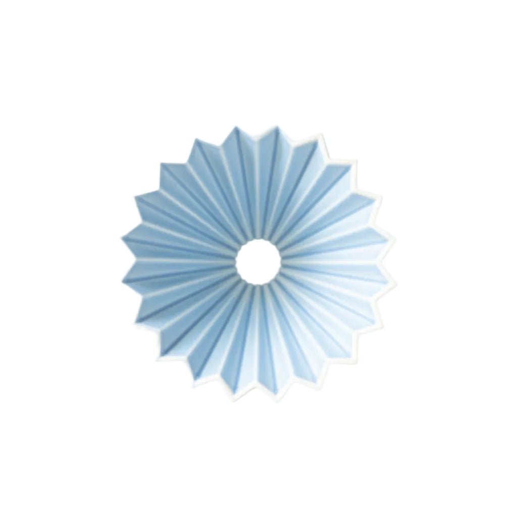 Origami - Pour Over Coffee Dripper - Porcelain - Matte Blue