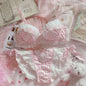 Underwired Thin Plus Size  Up Bra Set