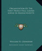 Organization of the First Prince Hall Grand Lodge in Massachusetts - Paperback