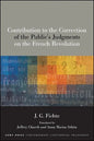 Contribution to the Correction of the Public's Judgments on the French Revolution - Paperback
