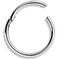 16G 7/16" Solid G23 Implant Grade Titanium Hinged Segment Ring