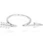 Optical Illusion Arrow Adjustable Toe Ring