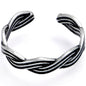 Ribbon Waves Adjustable Toe Ring