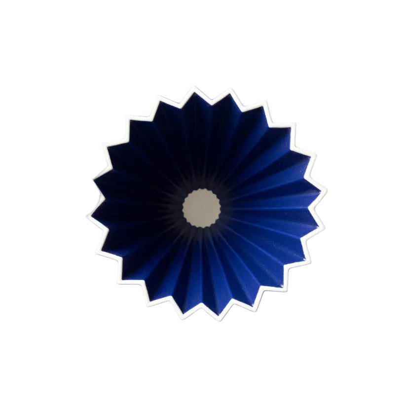 Origami - Pour Over Coffee Dripper - Porcelain - Matte Navy