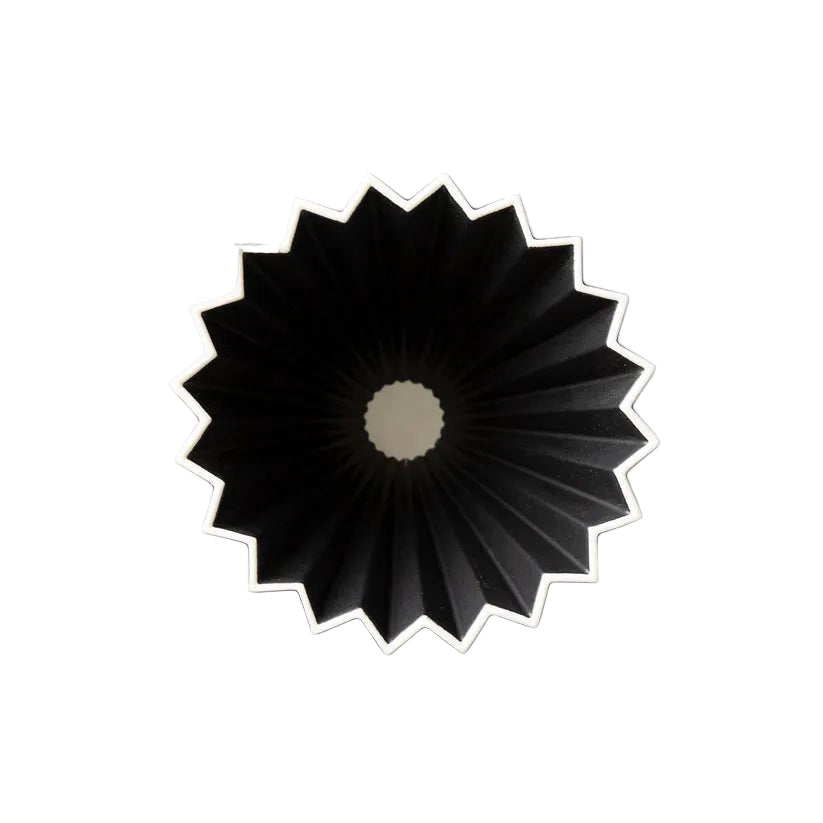 Origami - Pour Over Coffee Dripper - Porcelain - Matte Black