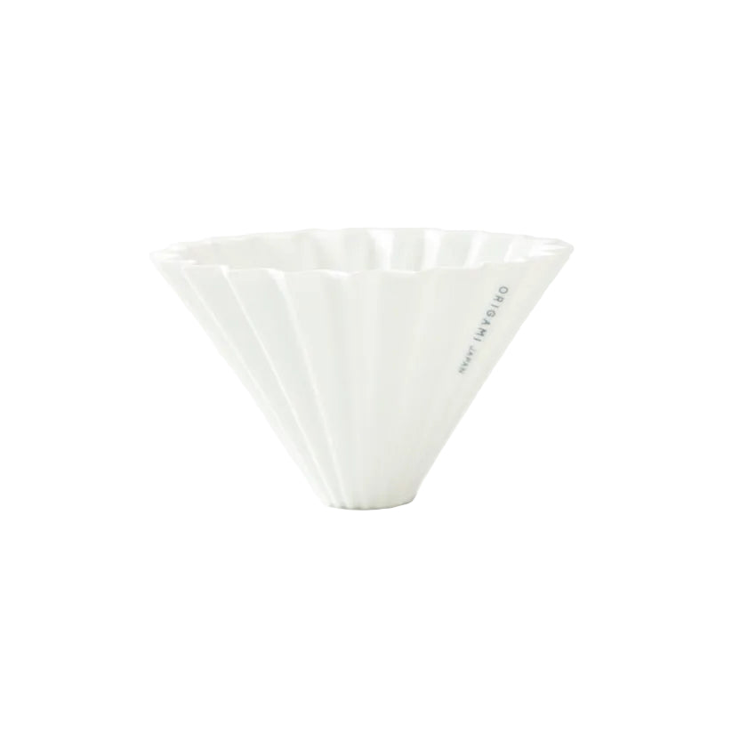 Origami - Pour Over Coffee Dripper - Porcelain - White