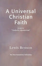 A Universal Christian Faith - Paperback