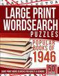 Large Print Wordsearch Puzzles Popular Books of the 1946: Giant Print Word Searchs for Adults & Seniors - Paperback