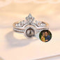 S925 Projection Personalized Photo Ring