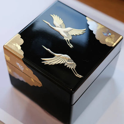 Japanese Yamanaka Lacquerware Jewelry Box – Small Bracelet & Ring Storage