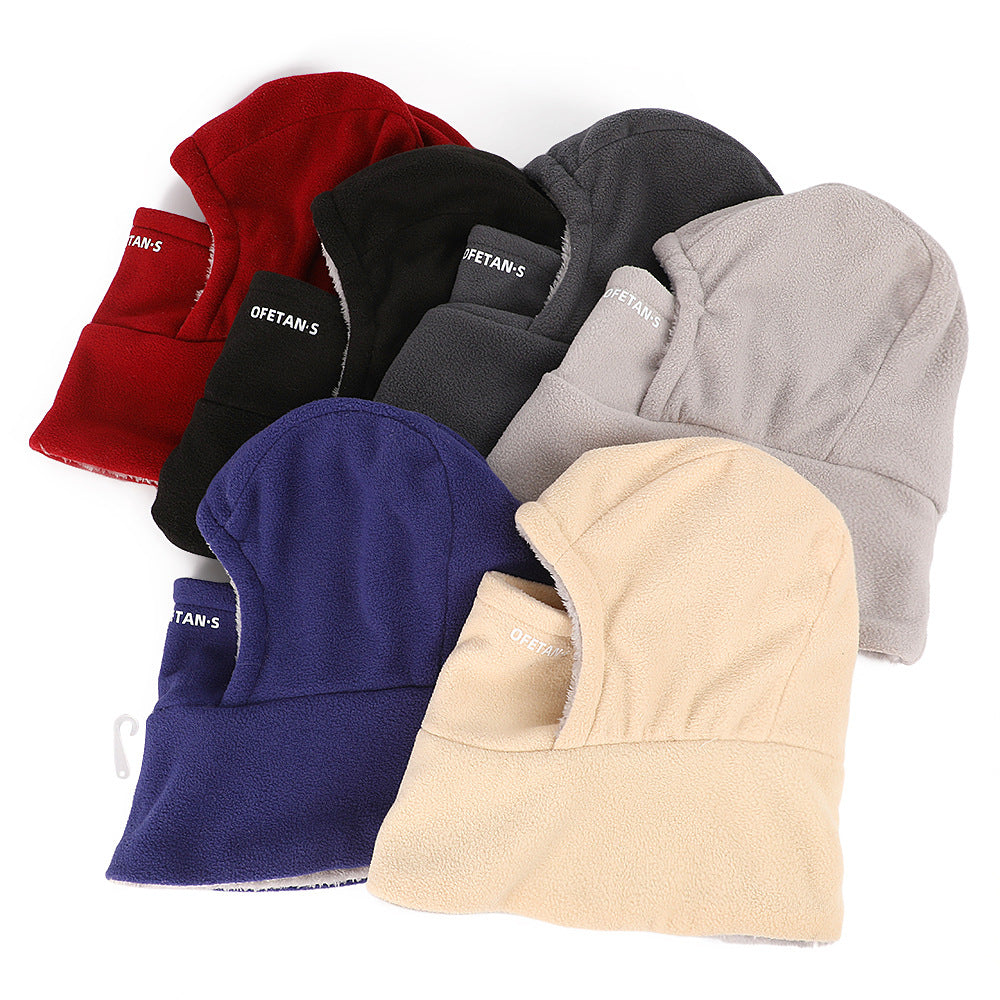 Winter Neck Gaiter And Face Mask All-in-one Outdoor Hat