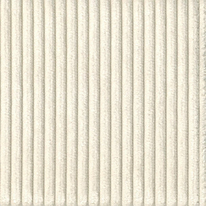 Soft Corduroy Sectional Sofa Set L Shaped Cream Modular