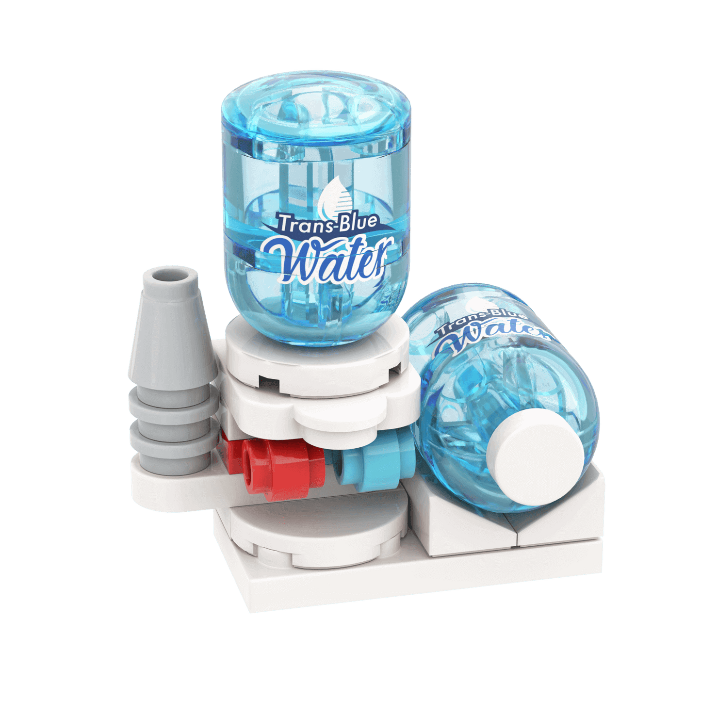 Water Cooler - Office - Minifig Scale Custom Set - Made Using LEGO® Parts