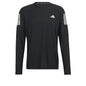 adidas Mens Own The Run Long Sleeve T-Shirt Black XX-Large Tall