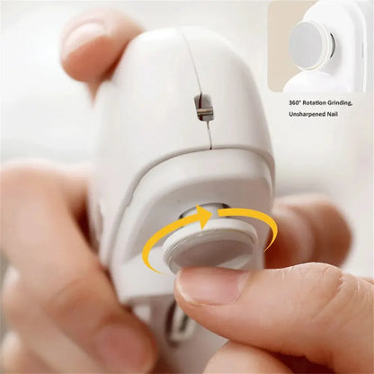 2-in-1 Rechargeable Electric Nail Clipper and Polisher