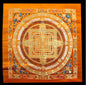 72CM Tibetan Ethnic Style Embroidered Brocade Tablecloth Household Indoor Buddhist Hall Offering Ornaments Religious Article