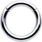 8G 9/16 316L Surgical Steel Precision Hinged Segment Hoop