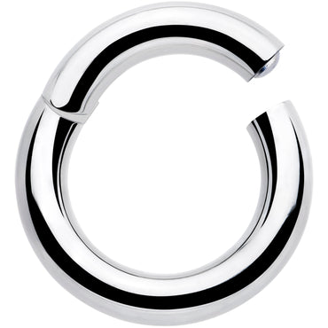 6G 9/16 316L Surgical Steel Precision Hinged Segment Hoop