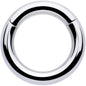 8G 1/2 316L Surgical Steel Precision Hinged Segment Hoop