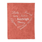 Personalized Name Blanket For Infants And Toddlers