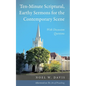 Ten-Minute Scriptural, Earthy Sermons for the Contemporary Scene: With Discussion Questions - Hardcover
