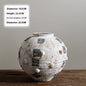 Vintage Ceramic Vase, Mid-ancient And Lonely Style Creative Distressed Ornaments