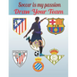 Soccer Is My Passion .Draw Your Team.: FDraw your team/25 pages/Gret For kids/Great for soccer fans and players - Paperback