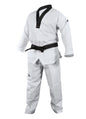 adidas Adi Start II Black V-Neck Black Belt Taekwondo Dobok Uniform - 200