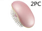 Portable negative ion anti-static straight hair vibration massage comb straight hair comb hair straightener hair comb dry battery