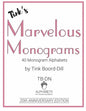 Tink's Marvelous Monograms: 20th Anniversary Edition - Paperback