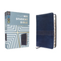 Niv, Student Bible, Personal Size, Leathersoft, Navy, Thumb Indexed, Comfort Print - Imitation Leather