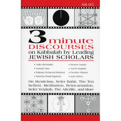 3 Minute Discourses on Kabbalah by Leading Jewish Scholars - Paperback